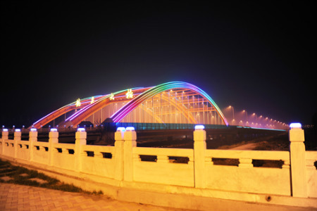 石家庄槐安路龙泉大桥LED景观亮化